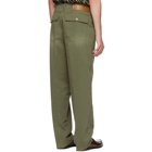 Loewe Green Patch Pocket Trousers