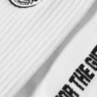 Honor the Gift Men's Crest Rib Socks in White