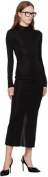 TOM FORD Black Crewneck Maxi Dress