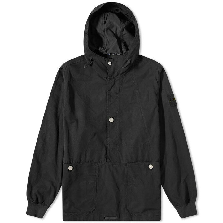 Photo: Stone Island Men's 2-Pocket Smock Jacket in Black