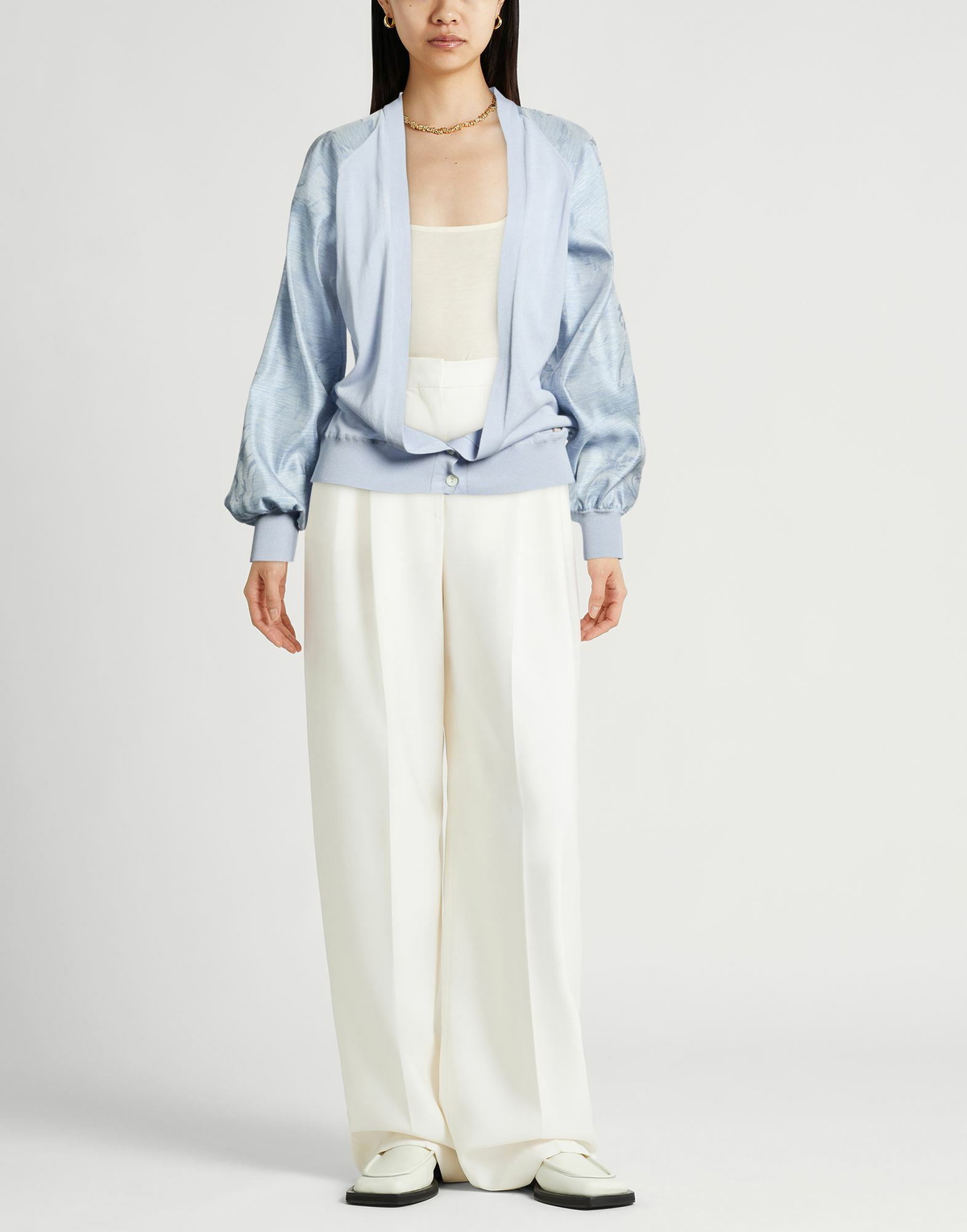Agnona Womens Cardigan Light in Blue