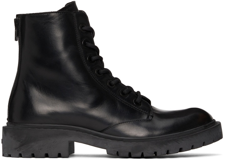Photo: Kenzo Black Pike Lace-Up Boots