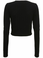 JW ANDERSON - Anchor Embroidery Cropped L/s Top
