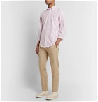 Polo Ralph Lauren - Slim-Fit Button-Down Collar Striped Cotton Oxford Shirt - Pink