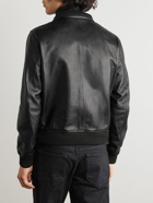 TOM FORD - Full-Grain Leather Jacket - Black