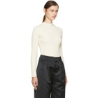 Nomia Ivory Slit Collar Sweater