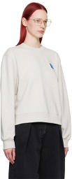ADER error Gray TRS Tag Sweatshirt