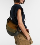 Isabel Marant Maia Medium patchwork suede shoulder bag
