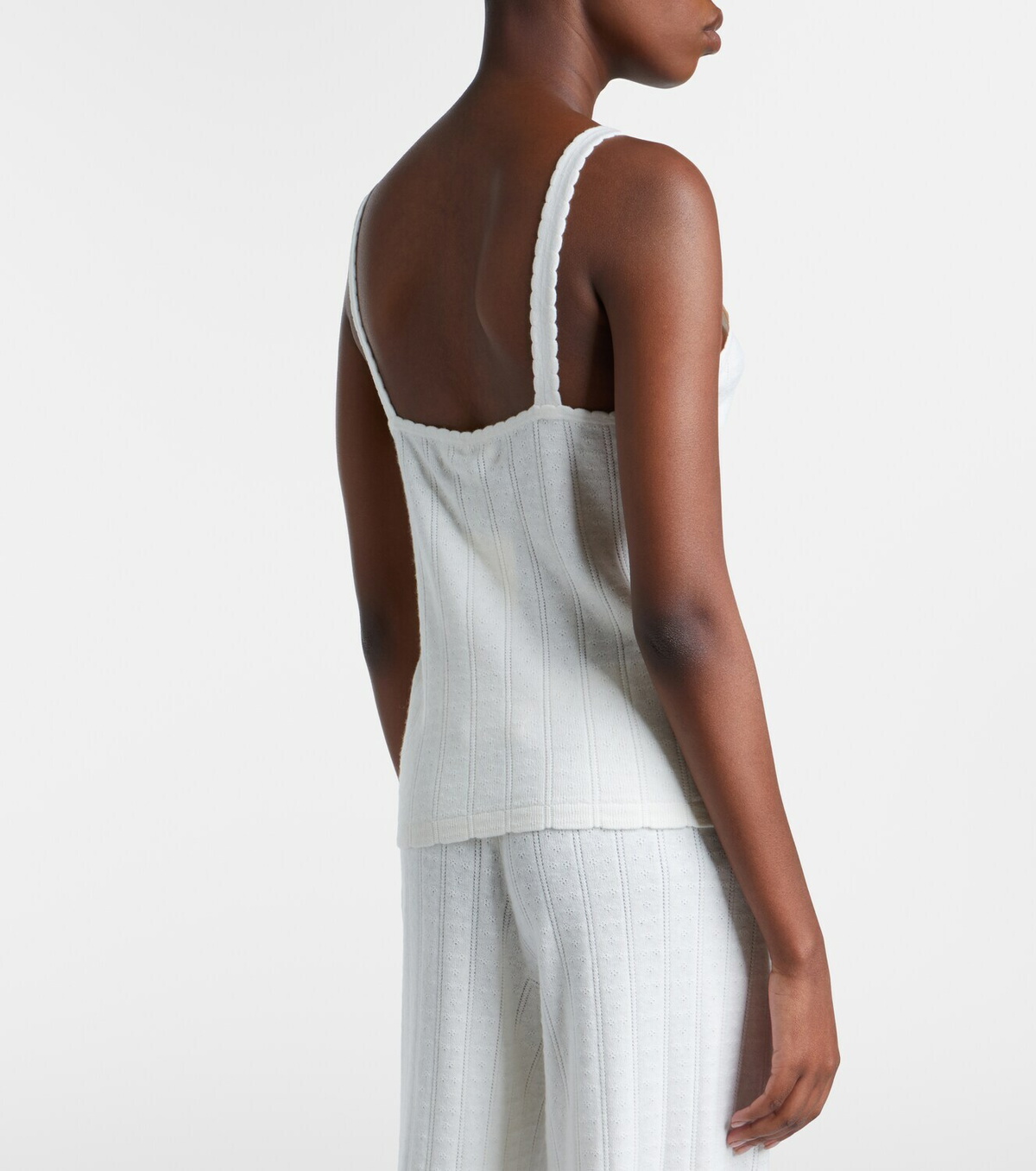 Lisa Yang Suni cotton and cashmere tank top