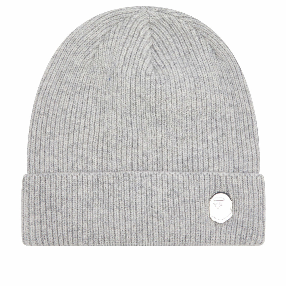 BAPE Gray Ape Head Knit Beanie A Bathing Ape