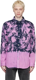 DARKPARK Blue & Pink Victor Denim Jacket