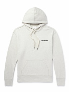Marant - Marcello Logo-Embroidered Cotton-Blend Jersey Hoodie - White