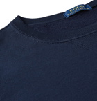 Polo Ralph Lauren - Appliquéd Fleece-Back Cotton-Blend Jersey Sweatshirt - Men - Navy