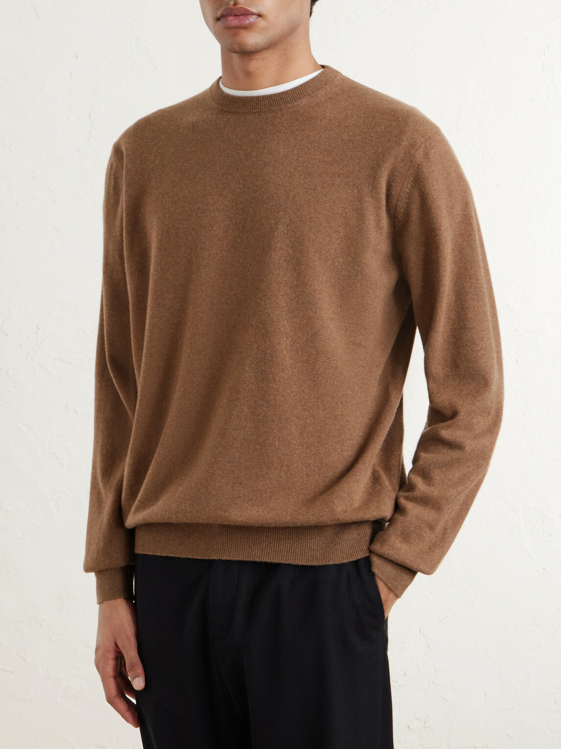 Loro Piana - Slim-Fit Baby Cashmere Sweater - Brown