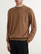 Loro Piana - Slim-Fit Baby Cashmere Sweater - Brown
