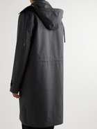 Officine Générale - Archibald Wool-Blend Hooded Trench Coat - Gray