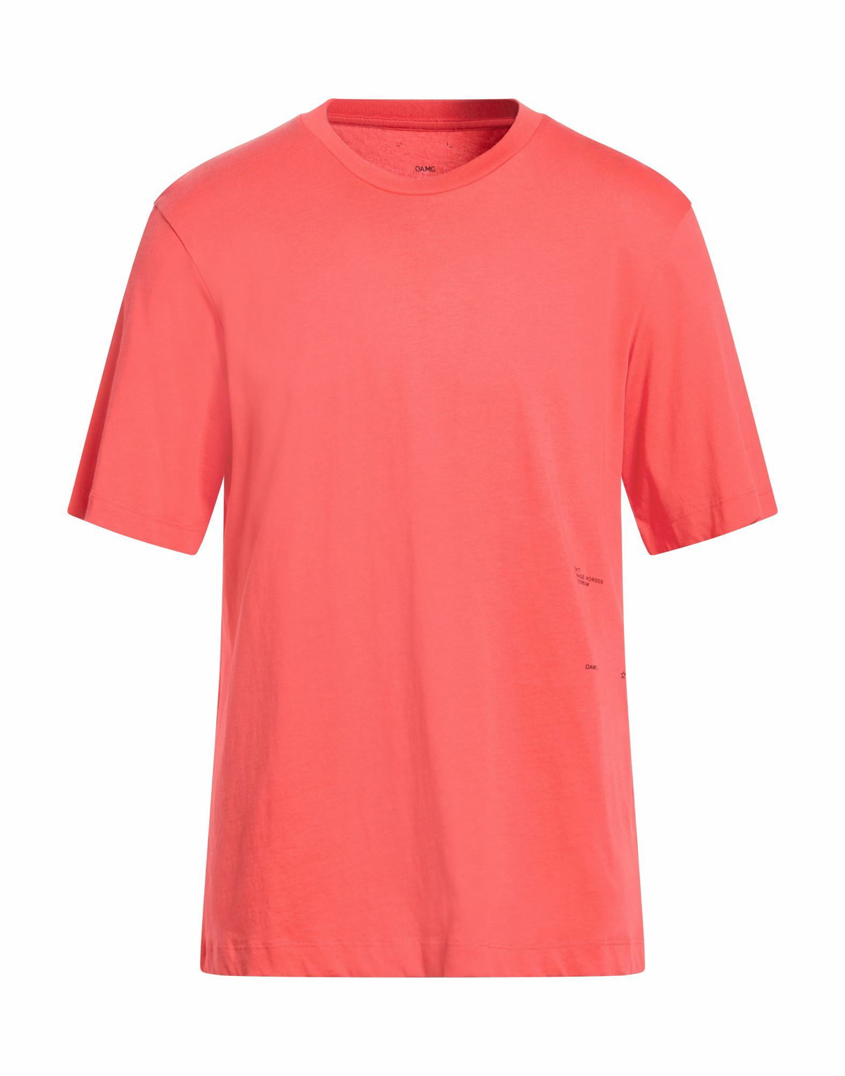 Oamc Mens T-shirt Coral