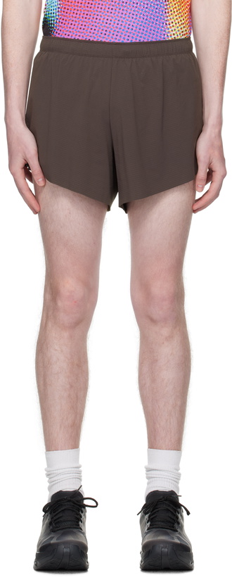 Photo: Soar Running Gray & Black Hot Weather Shorts