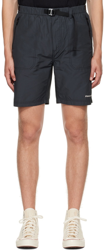 Photo: thisisneverthat Black Cotton Shorts