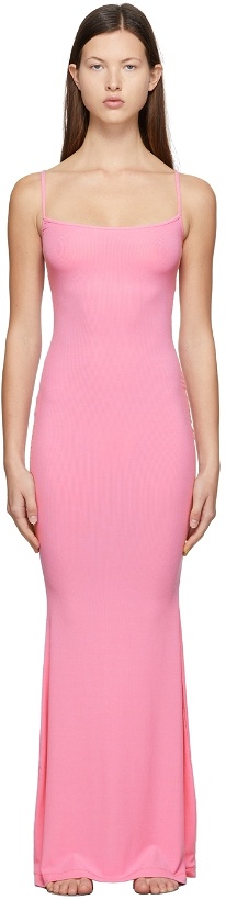 Photo: SKIMS Pink Soft Lounge Slip Dress