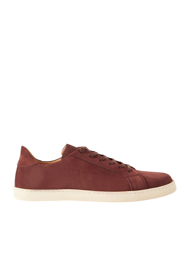 Photo: George Cleverley - Jack III Suede Sneakers - Brown