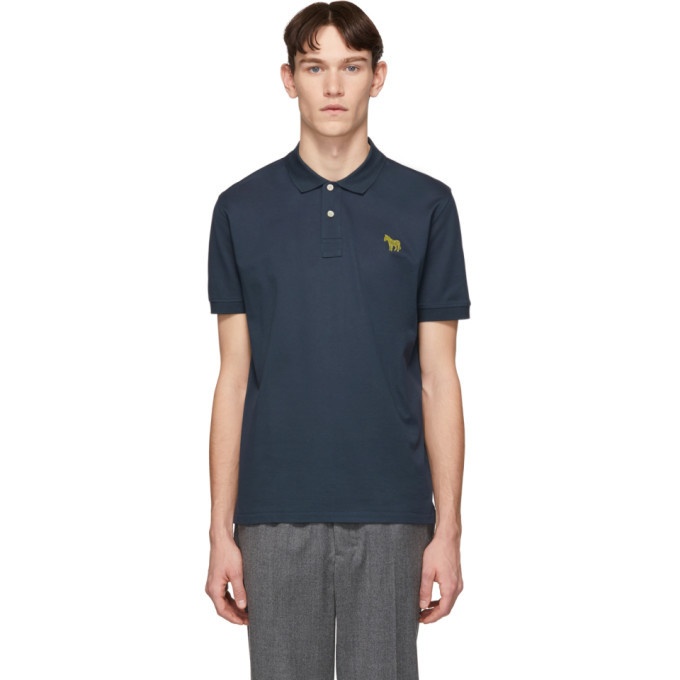 Photo: PS by Paul Smith Navy Slim Fit Polo