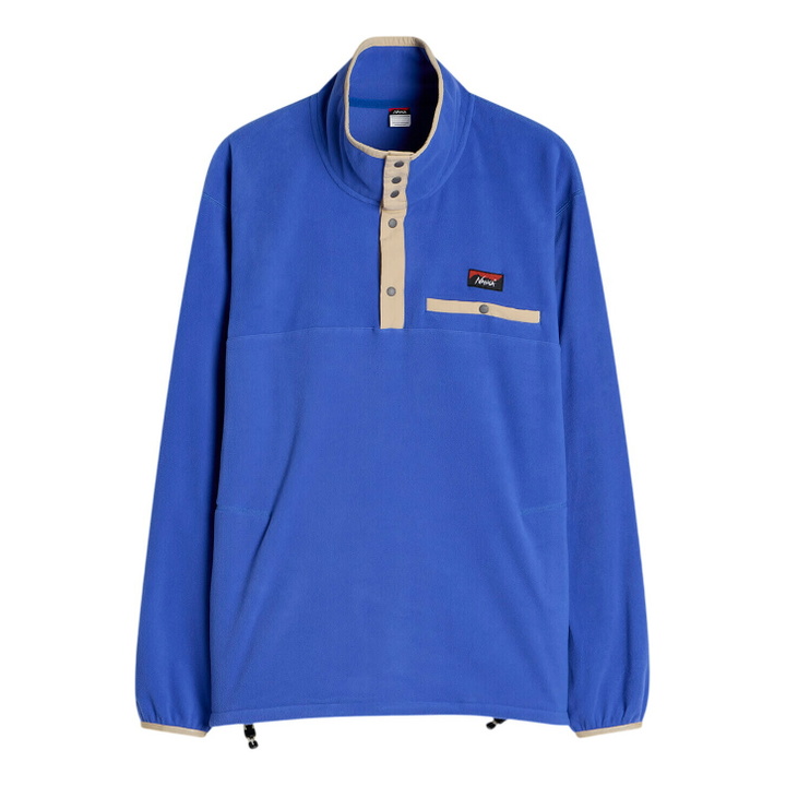 Photo: NANGA Men's Air Warm Fleece Pullover in Blue