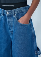 Alexander Wang Logo Motif Denim Jeans