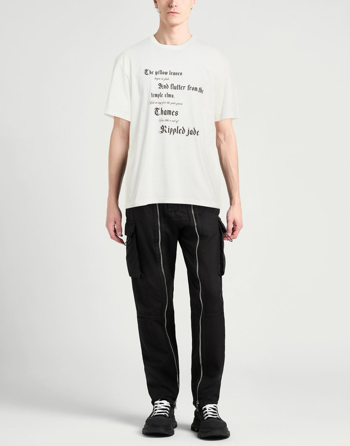 Mcqueen Mens T-shirt Ivory