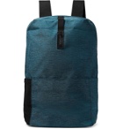 Brooks England - Dalston Medium Leather-Trimmed Tex Nylon Ripstop Backpack - Blue