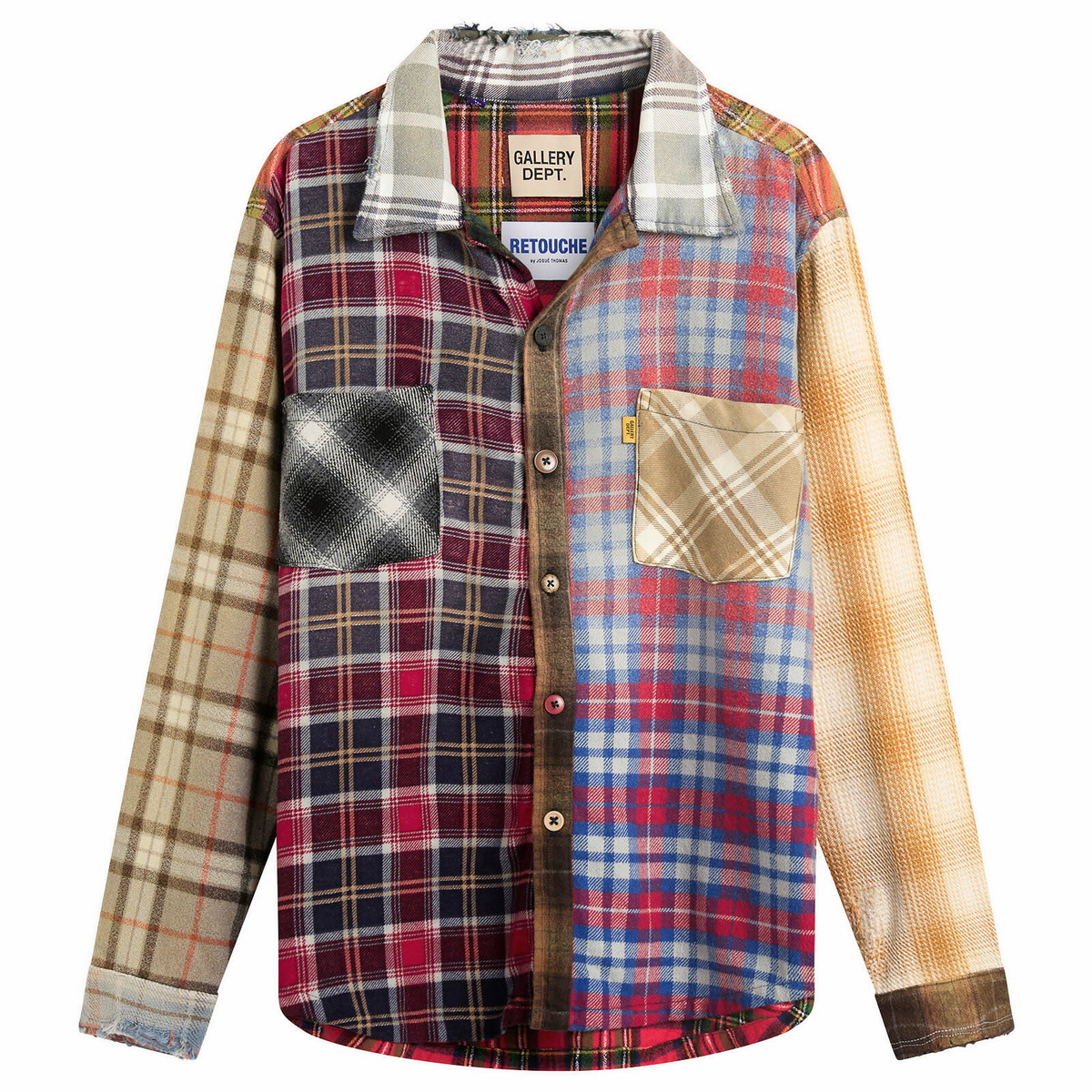 Gallery Dept Men's Marley Shirt in Multi Plad