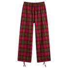 SUNDAYFRUITMARKET Women's Sunday Check Trousers in Pink