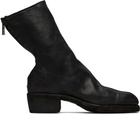 Guidi Black Back Zip Boots