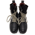 Rick Owens Black Army Megatooth Boot