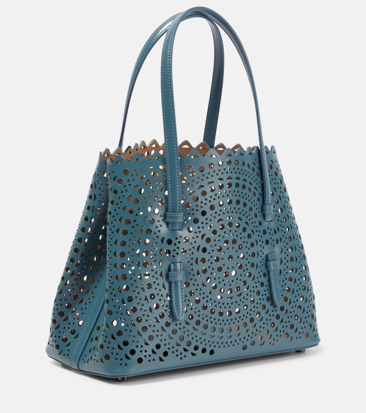 Alaïa Le Mina 25 New Vienne leather tote bag ALAÏA