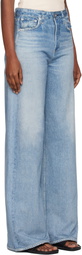 rag & bone Blue rb Miramar Sofie Wide-Leg Jeans