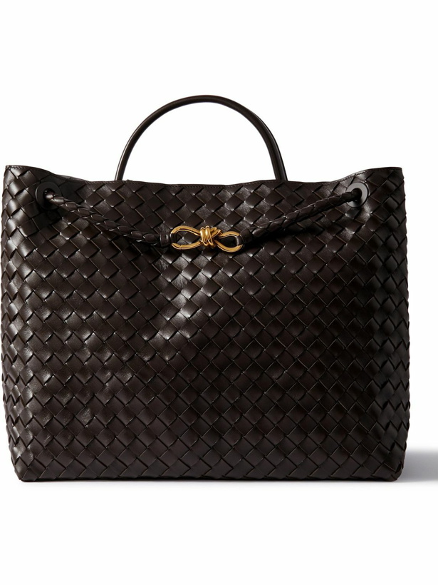 Photo: Bottega Veneta - Andiamo Large Intrecciato Leather Tote Bag