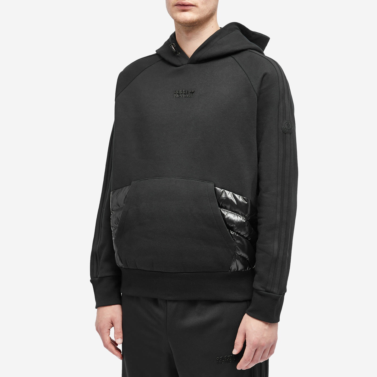 【 MONCLER X ADIDAS ORIGINALS】メンズ★FELPA★スウェット Moncler x adidas Originals Acetate Zip-Up Sweatshirt Black