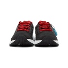 Asics Black and Red Gel-Contend 5 Sneakers