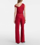 Faithfull Isabel high-rise linen straight pants
