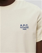 A.P.C. T Shirt Raymond White - Mens - Shortsleeves