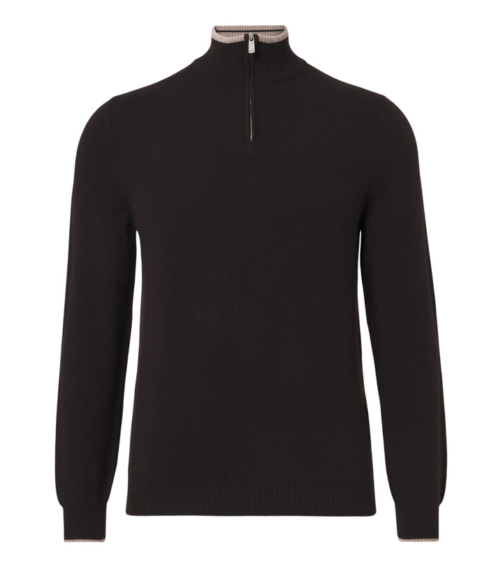 Photo: Fedeli Cashmere half-zip sweater