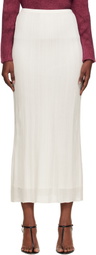 Gabriela Hearst White Daniella Maxi Skirt