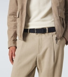 Canali Suede belt