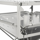 Snow Peak Men's Takibi Fire & Grill Set in Silver 