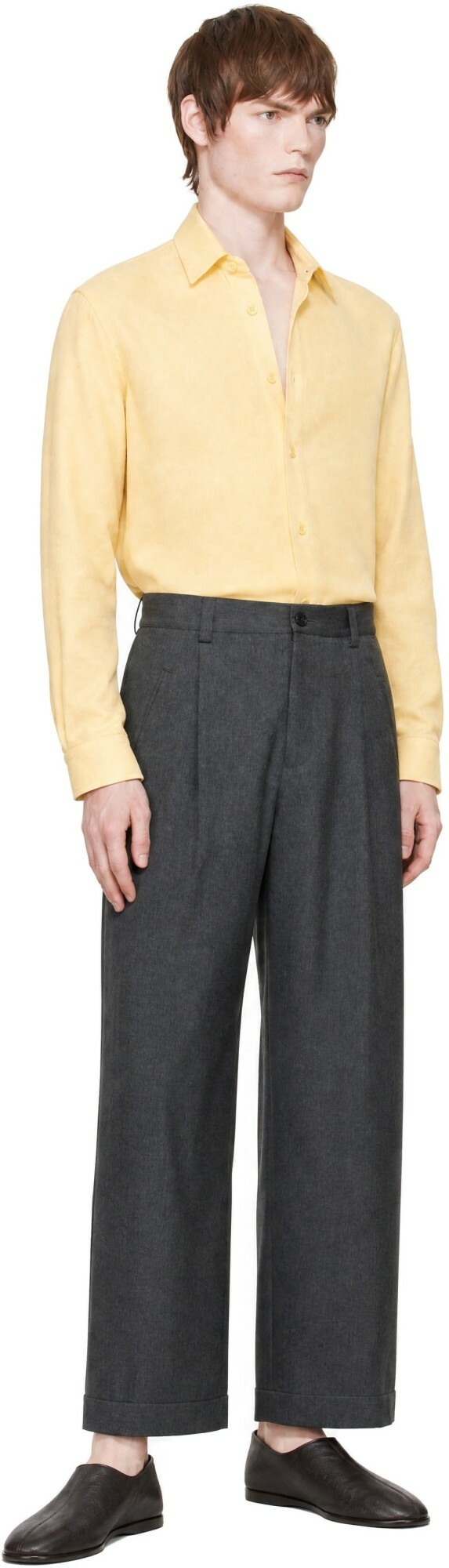 SAGE NATION Gray Newport Trousers