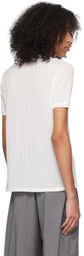 Winnie New York White Crewneck T-Shirt