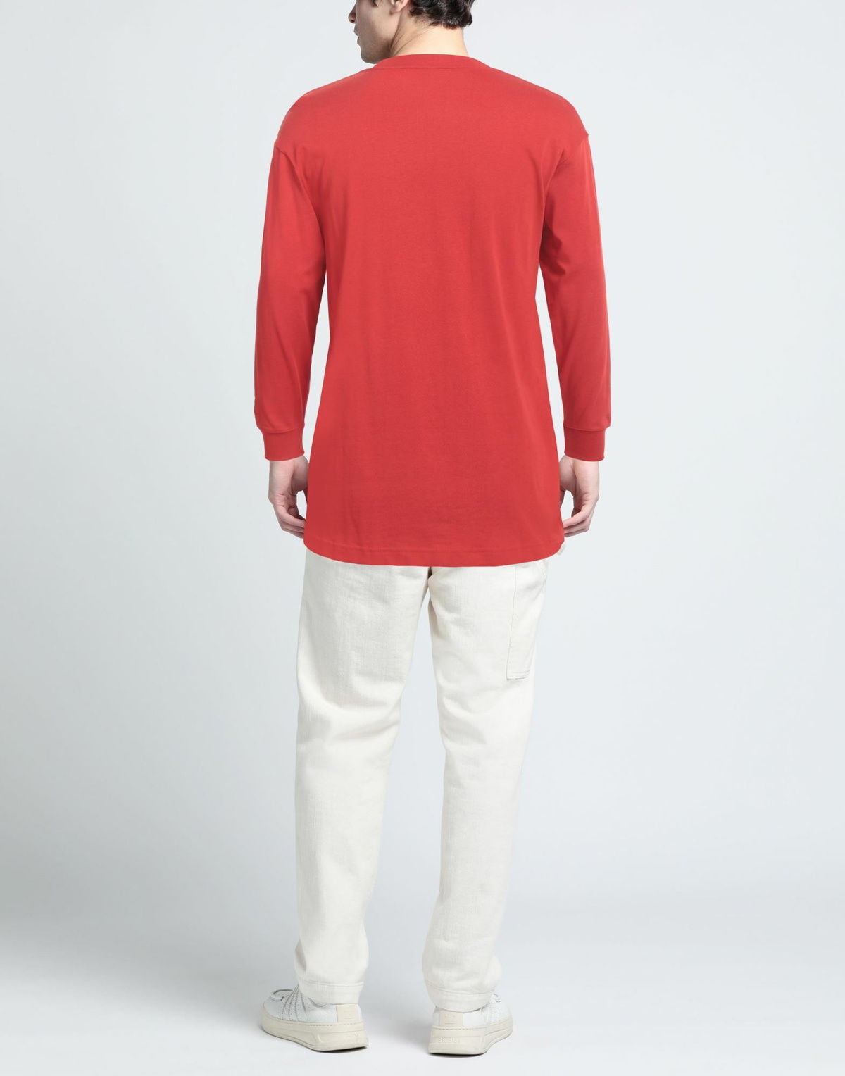 Jordan Mens T-shirt in Tomato red