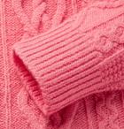 Isabel Marant - Tayler Cable-Knit Wool Sweater - Pink