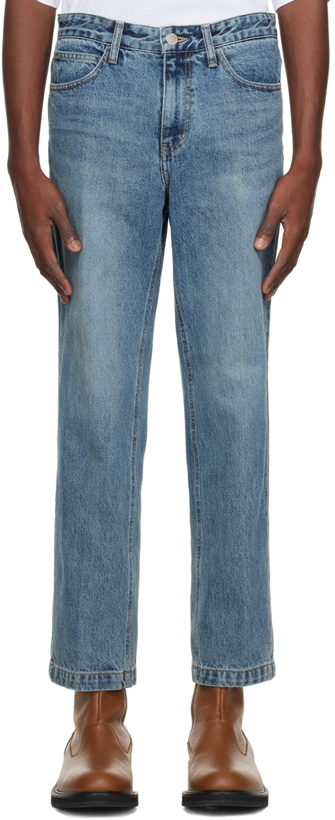 Photo: Solid Homme Blue Cropped Jeans